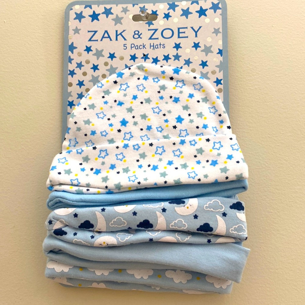 New! 5 pack infant hats!